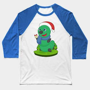 Caterpillar Christmas Package Baseball T-Shirt